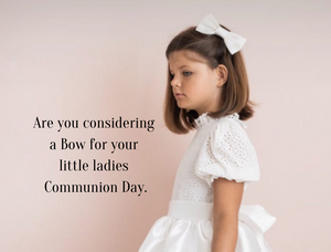 Communion Bow | Pretty Bowtique | Co Tipperary