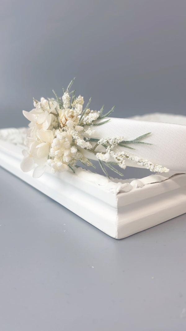 Katie Ivory Flower Headband