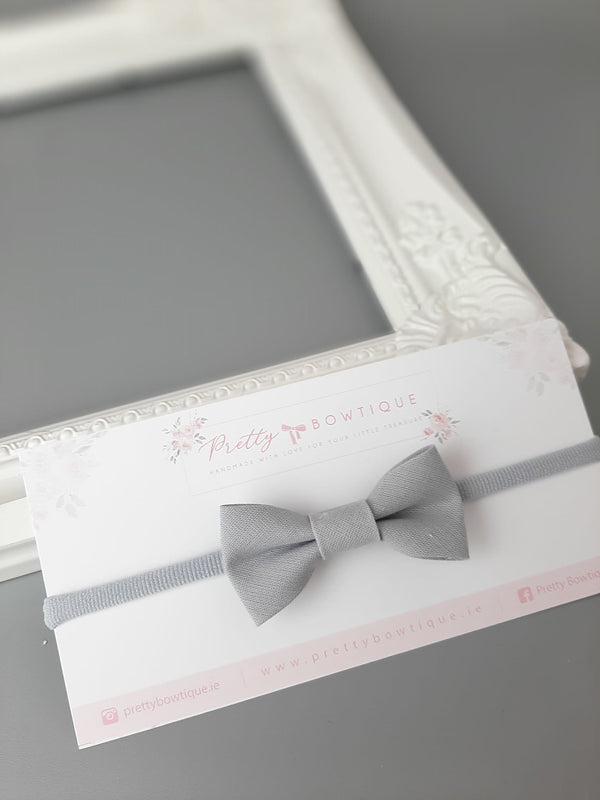 Single trim Bow Headband