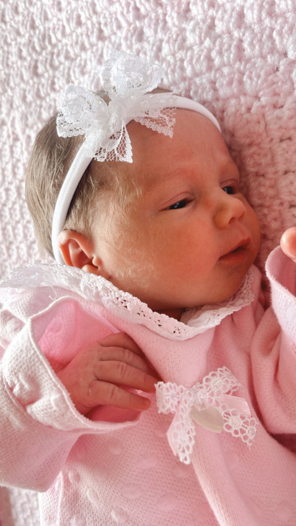 White lace Headband