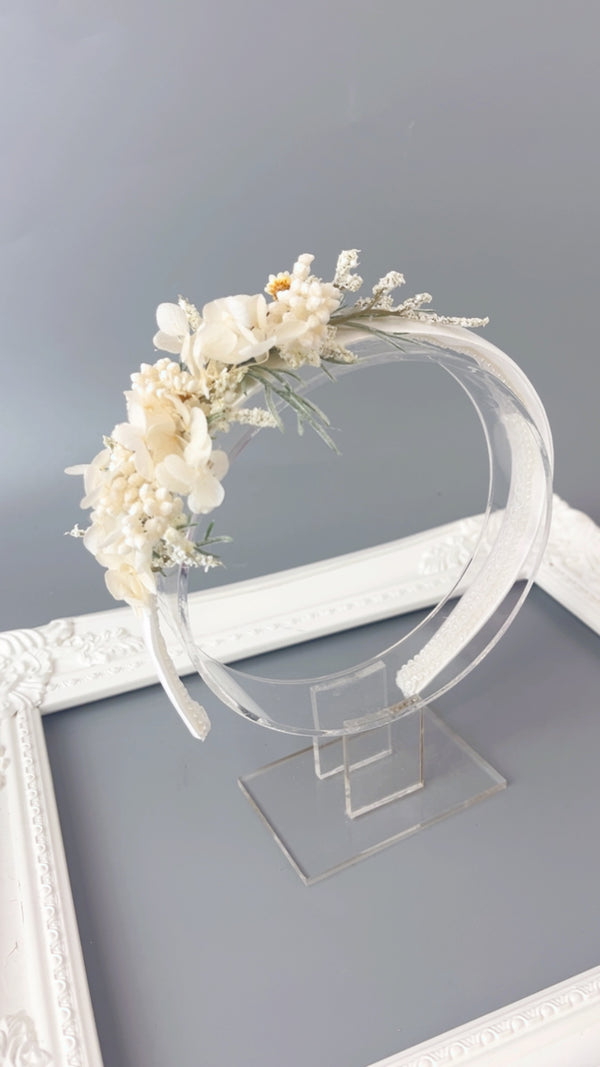 Katie Ivory Flower Headband