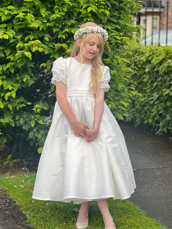 Eve Babys Breath & Rose Flower Crown