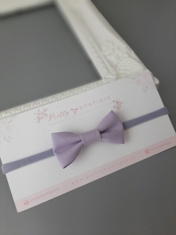 Single trim Bow Headband