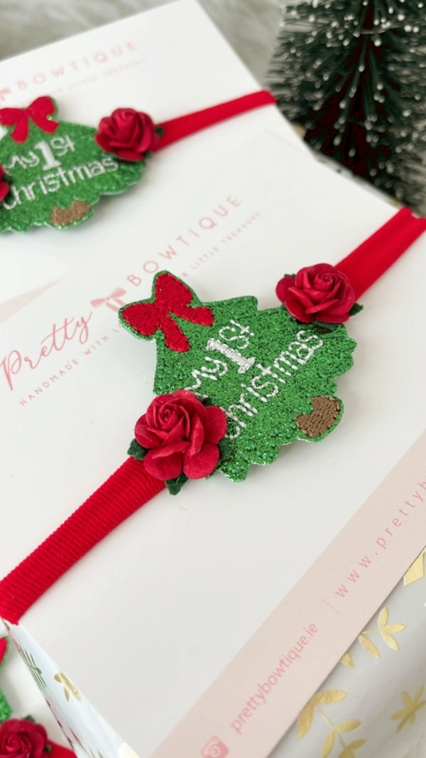 1st Christmas Headband