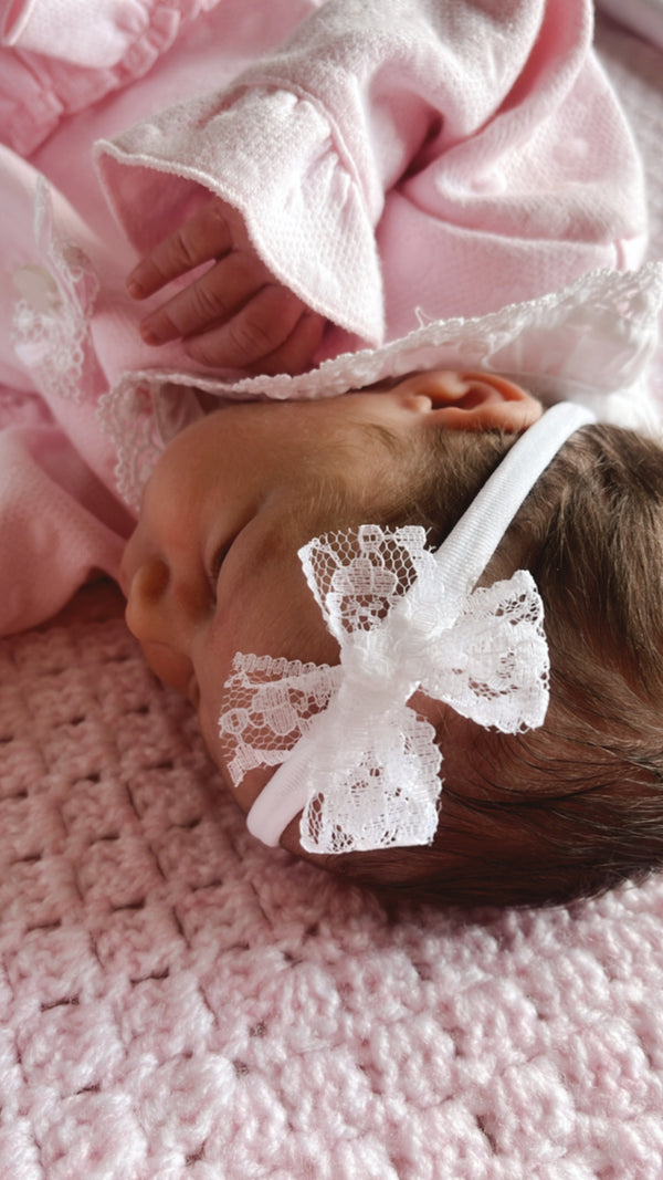 White lace Headband