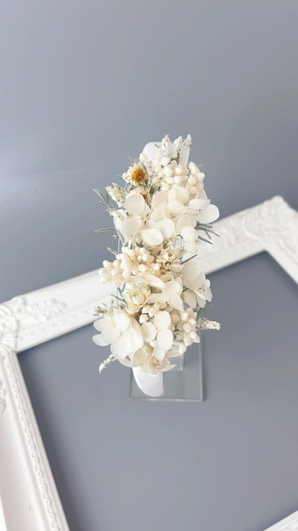 Katie Ivory Flower Headband