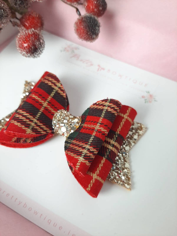 Medium Tartan Bow
