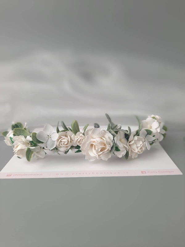 Soft flower headband