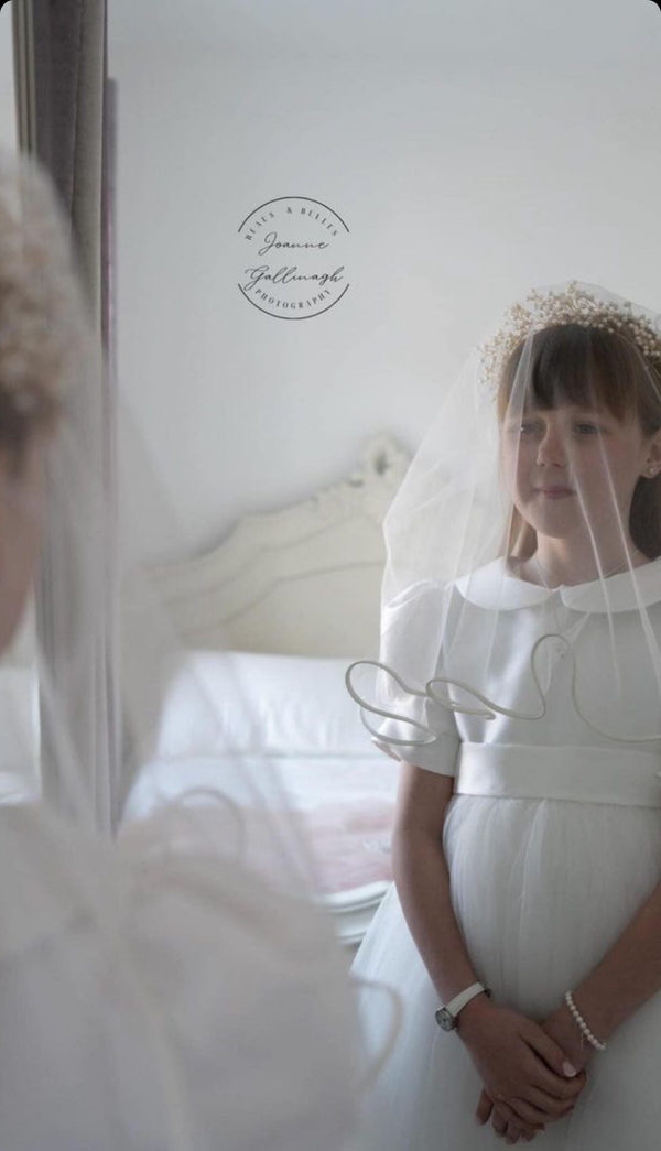 Abigail Gold & Ivory Pearl Headpiece