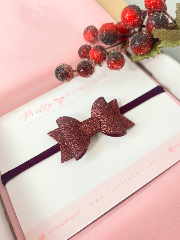 Burgundy Headband