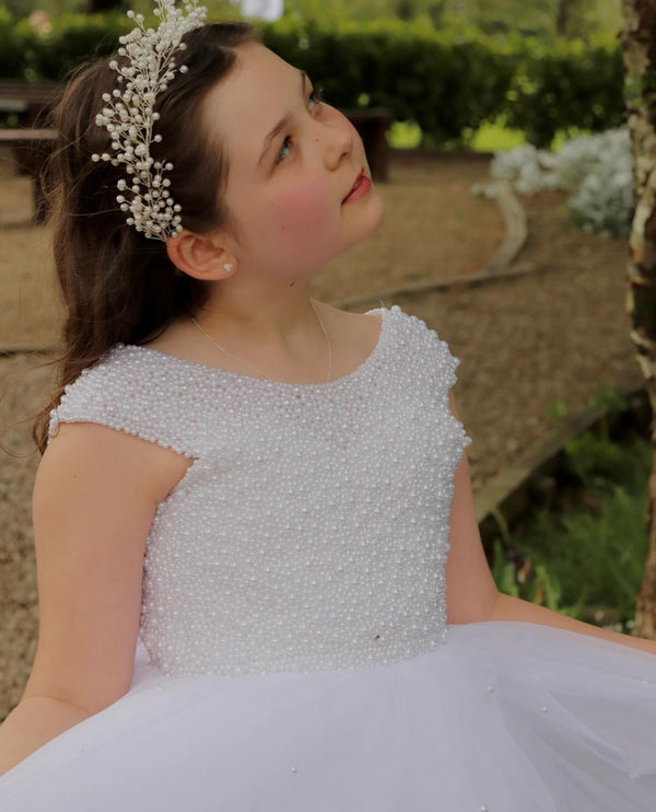Communion Headpiece , irish communion, irish designer, 1st holy communion headpiece, handmade communion headpiece ireland, communion headpiece girl, communion headpiece ideas, first communion headpiece, holy communion headpiece,  best communion headpiece ireland, communion headpiece with ribbon,