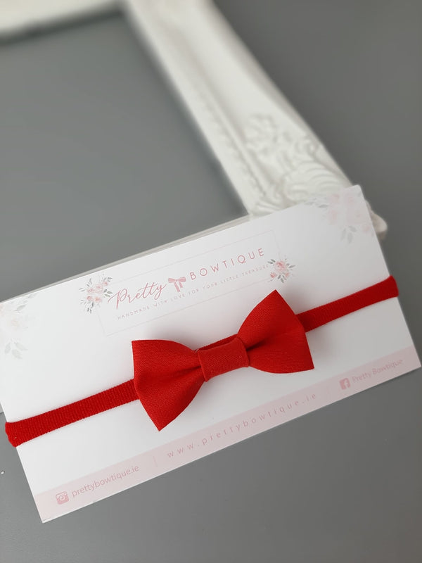 Single trim Bow Headband