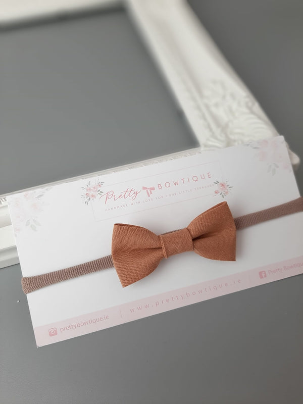 Single trim Bow Headband