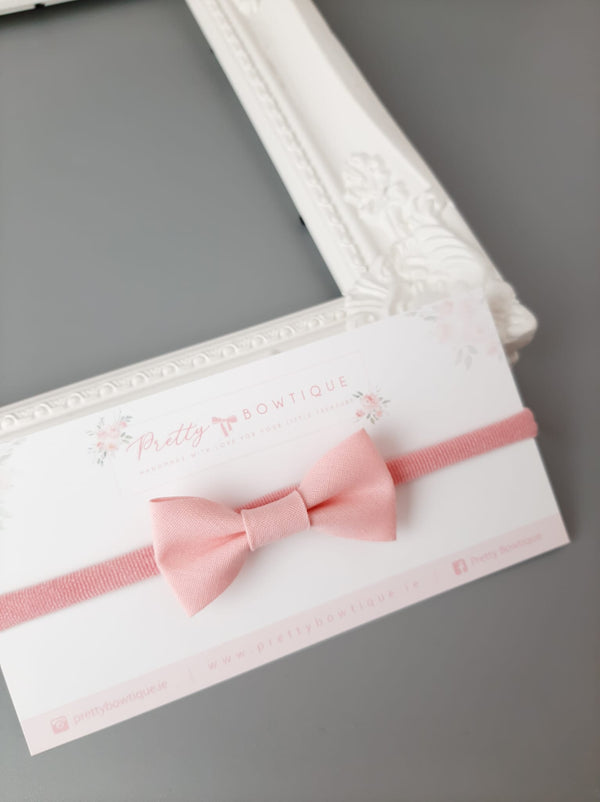 Single trim Bow Headband