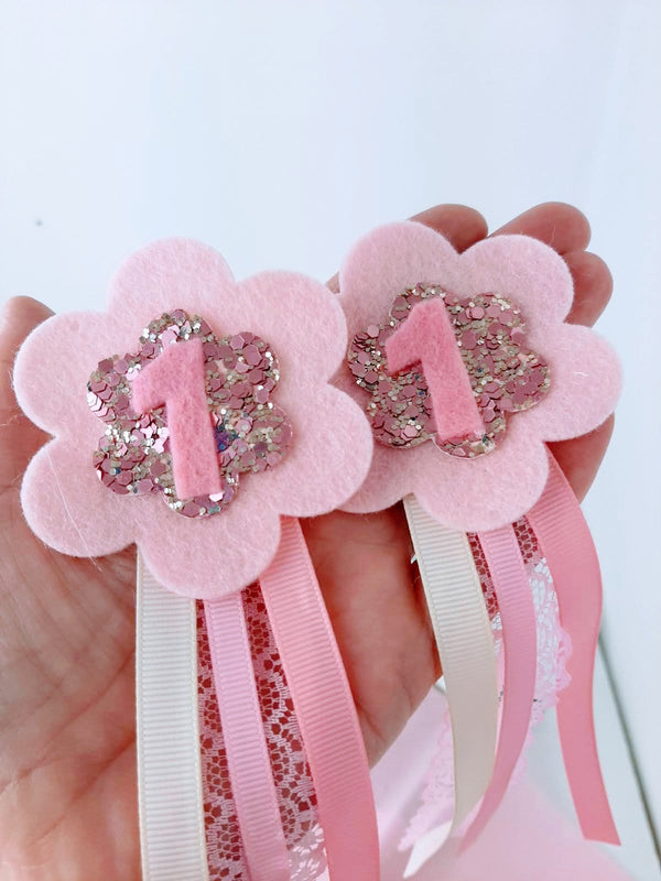 Pink Birthday Badge