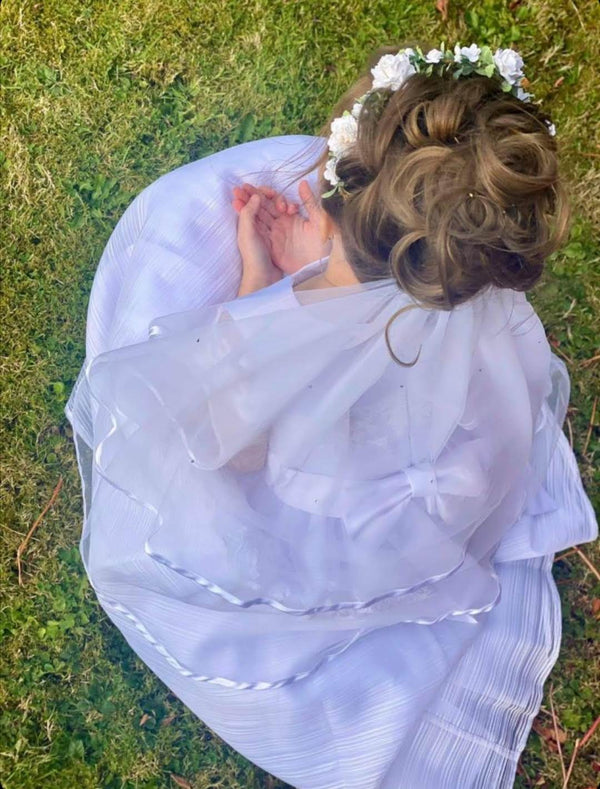 Flower bun wrap