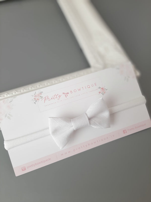 Single trim Bow Headband