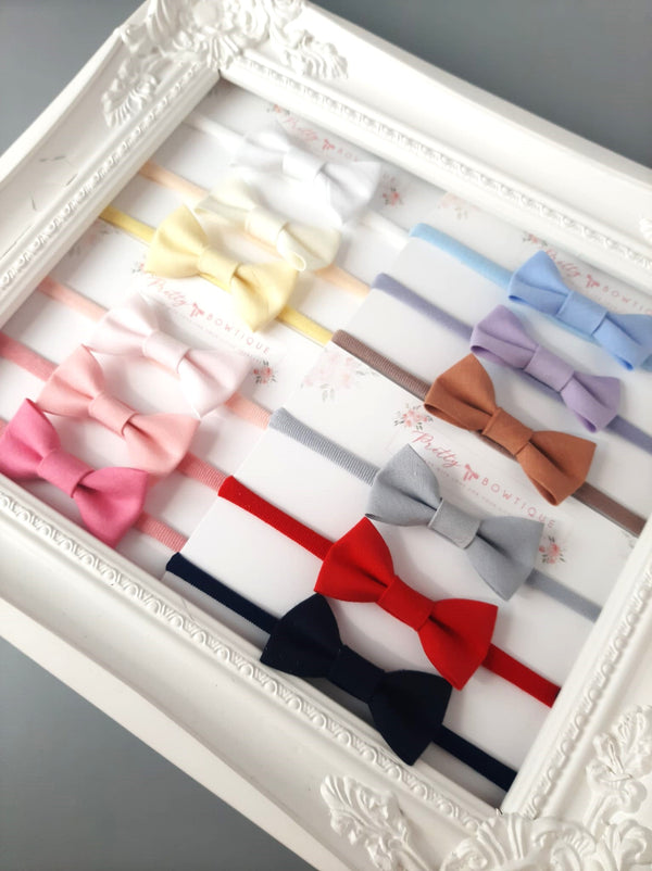 Single trim Bow Headband