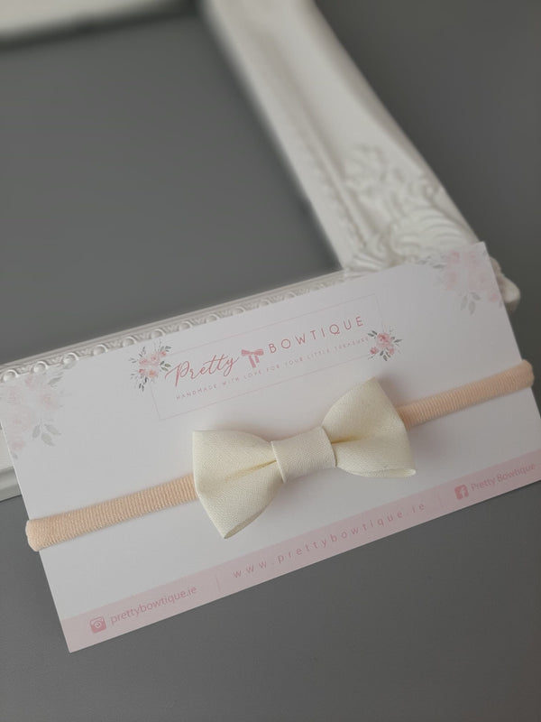 Single trim Bow Headband