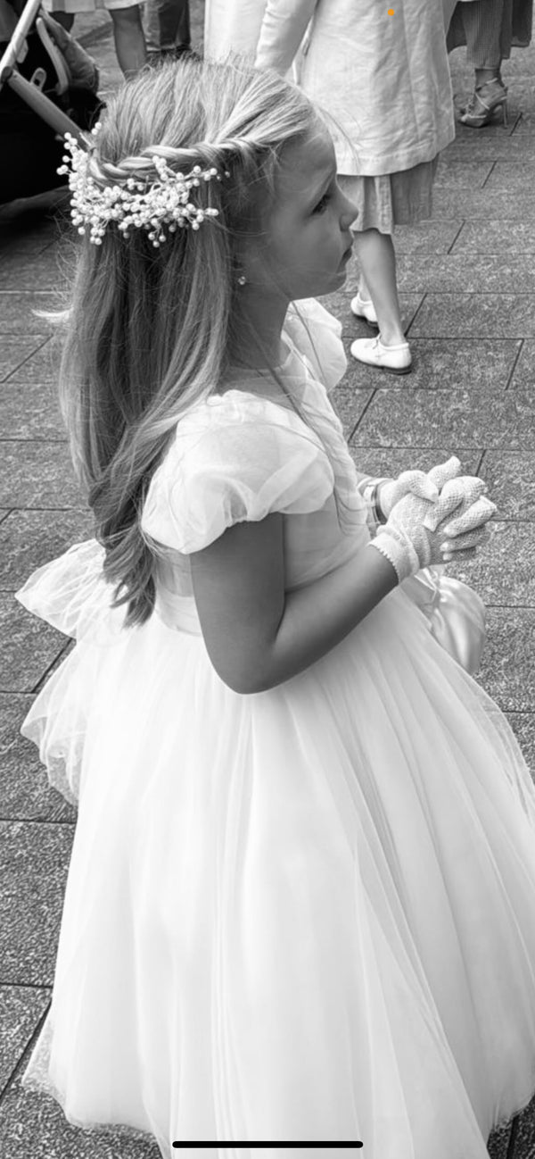Communion Headpiece , irish communion, irish designer, 1st holy communion headpiece, handmade communion headpiece ireland, communion headpiece girl, communion headpiece ideas, first communion headpiece, holy communion headpiece,  best communion headpiece ireland, communion headpiece with ribbon,
