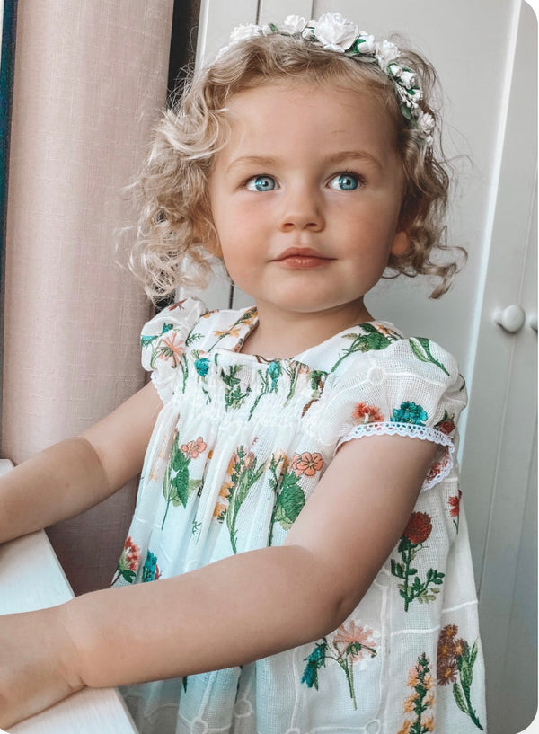 Soft flower headband