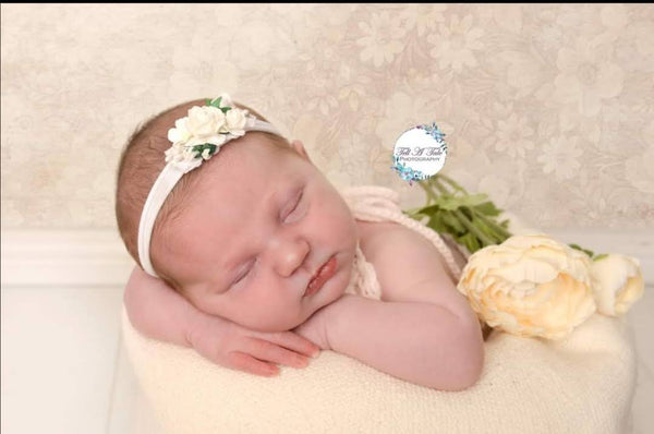 Minni Rose White Headband