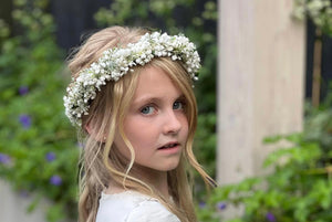 Communion flower crown | Communion flower crown ireland | Irish communion | Irish communion headpiece | Communion headpieces