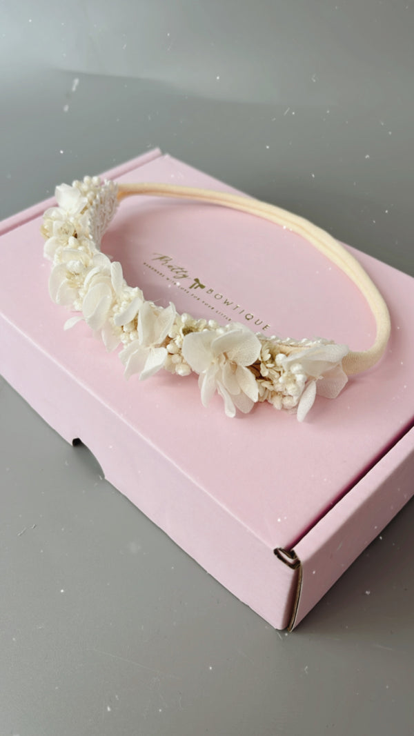 Ivory soft flower Headband