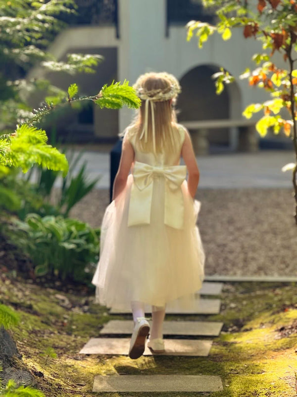 Eve Babys Breath & Rose Flower Crown