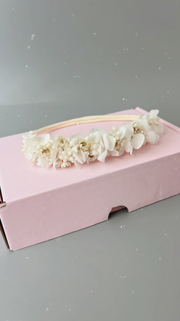 Ivory soft flower Headband