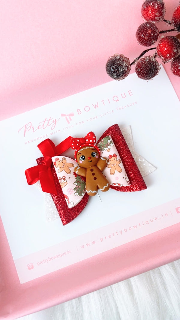 Gingerbread with Red Bow