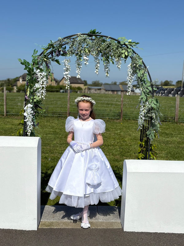 Eve Babys Breath & Rose Flower Crown