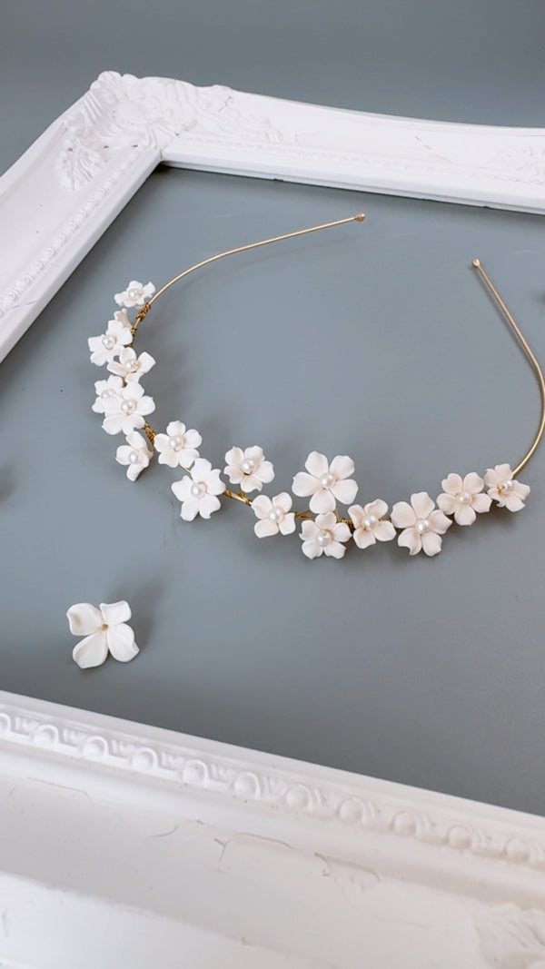 Mia Flower Headpiece.