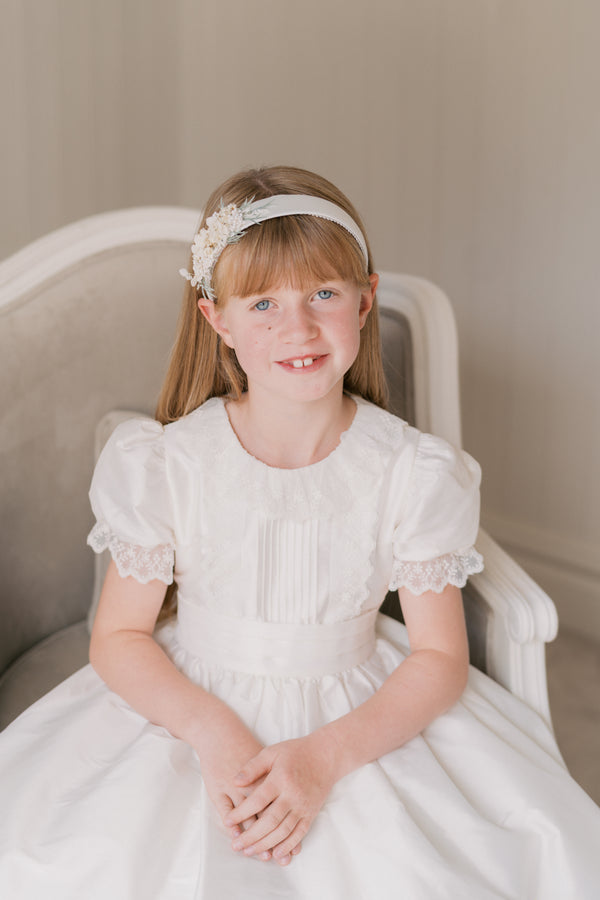 Katie Ivory Flower Headband