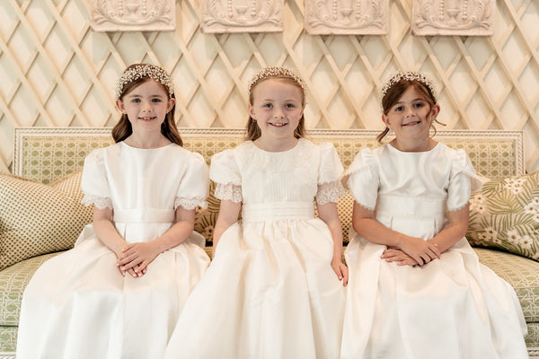 Abigail Silver Pearl Headpiece