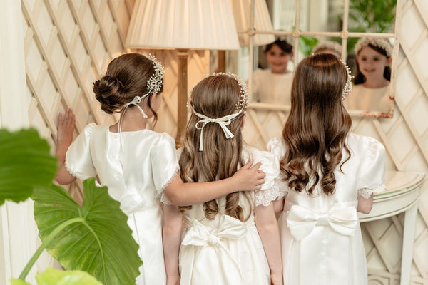 Abigail Silver Pearl Headpiece