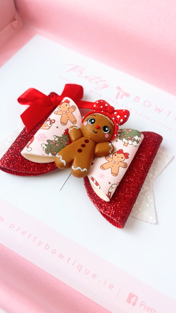 Gingerbread with Red Bow