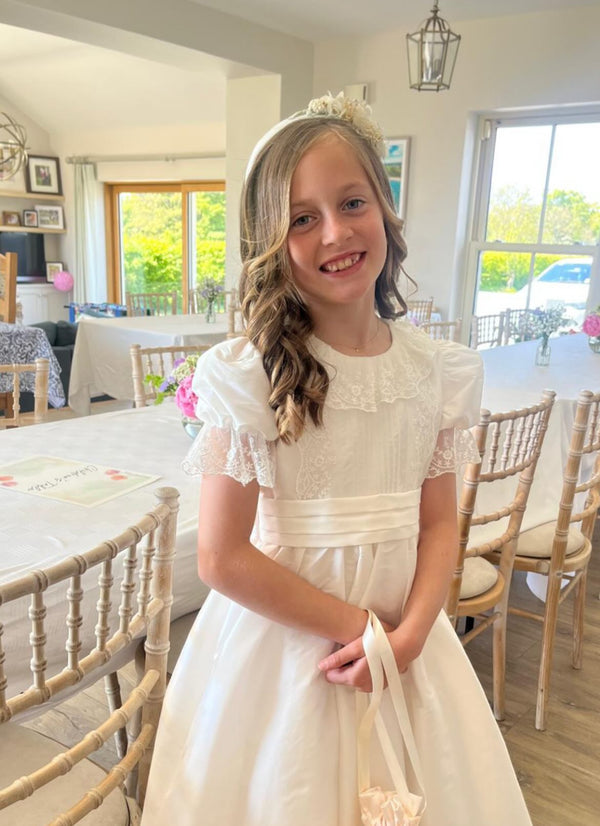 Katie Ivory Flower Headband