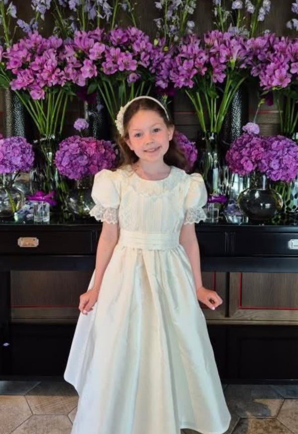Katie Ivory Flower Headband