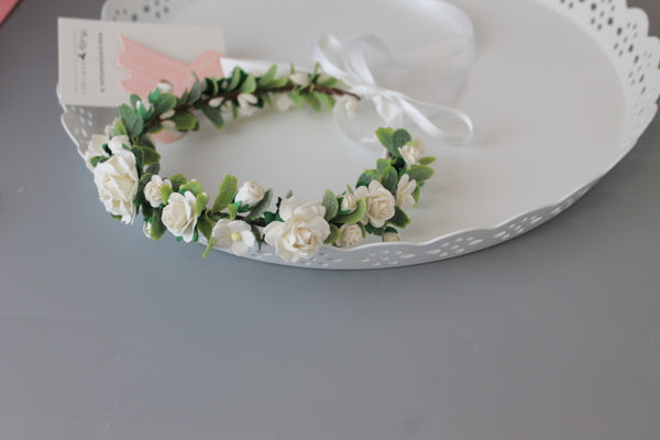 White Flower Crown