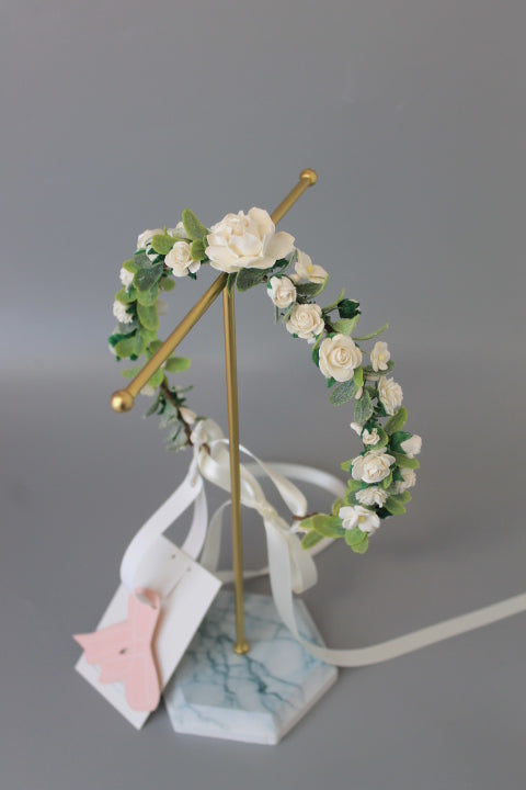 Ivory Flower Crown