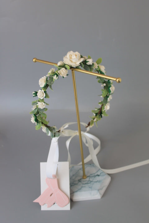 Ivory Flower Crown
