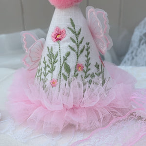 flower party hat, flower and butterfly party
hat