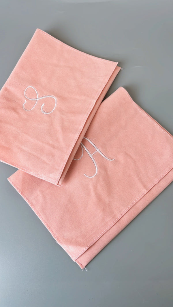 Pink Velvet bag
