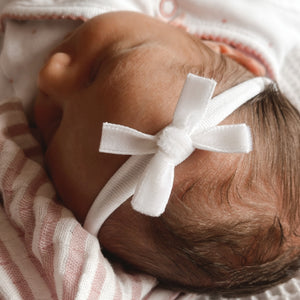 newborn headband, newborn headband gift, christening bow headband, flower girl headband, bow headband, small bow headband, newborn bow headband, velvet bow headband, 