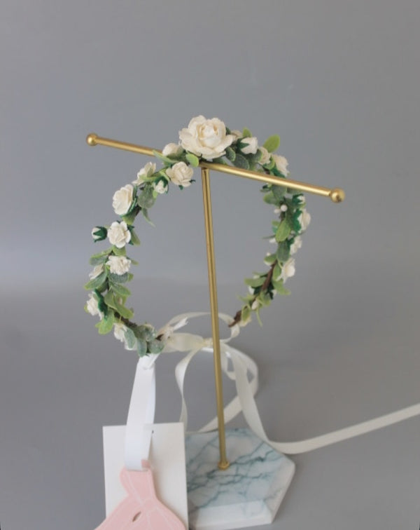 Ivory Flower Crown