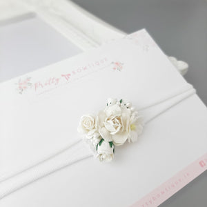 flower headband, 
small white flower headband, christening flower headband, baby girl flower headband, baby flower headband, christening flower headband, white christening flower, newboen headband, newboern girl headband, baby flower girl headband, baby flower headbands ireland, flower headband ireland,